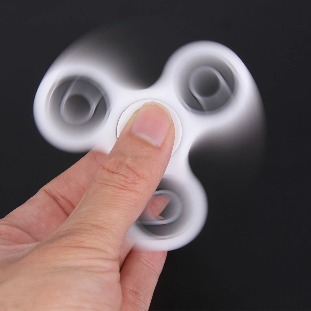 Tri-Spinner Fidget Toy Hand Spinner Anxiety Stress Relief