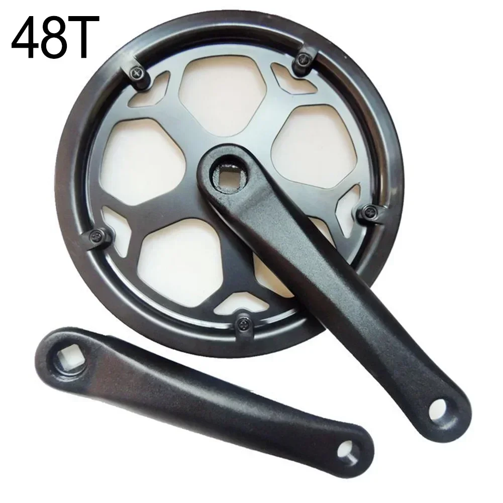 Single Chainring Bicycle CrankArm Set 48T/40T/52T 170mm Crankset Square Hole Cycling Mountain Road Bike Parts Crank Set