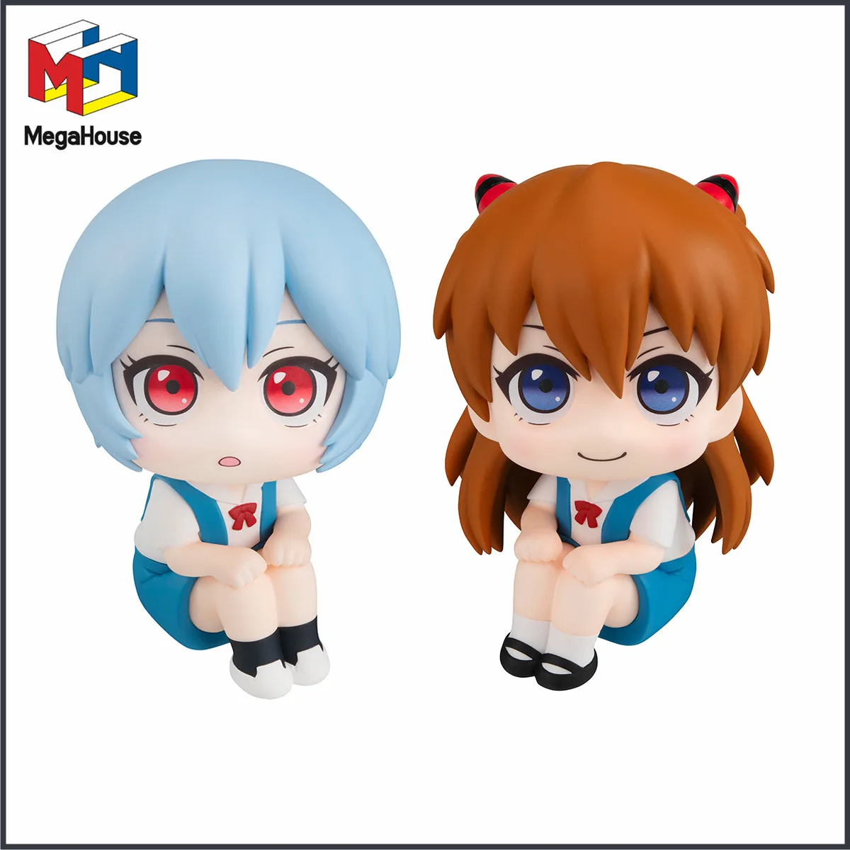 

Original Anime NEON GENESIS EVANGELION LOOK UP Ayanami Rei Asuka Langley Soryu Megahouse PVC Action Figure Toys With Gifts