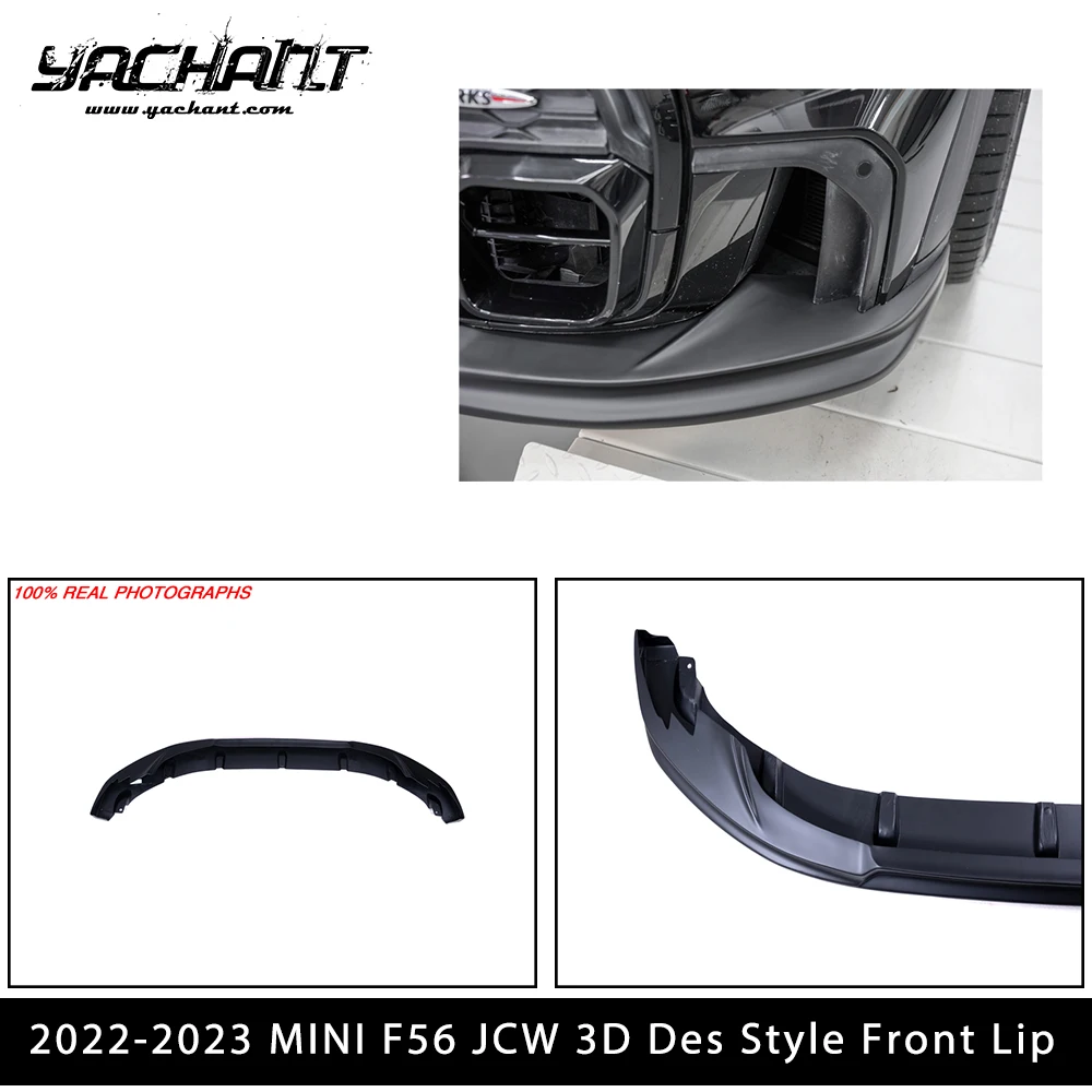 Car-Styling Accessories Carbon Fiber CF Des Style Front Lip Fit For 2022-2023 MINI F56 JCW 3D