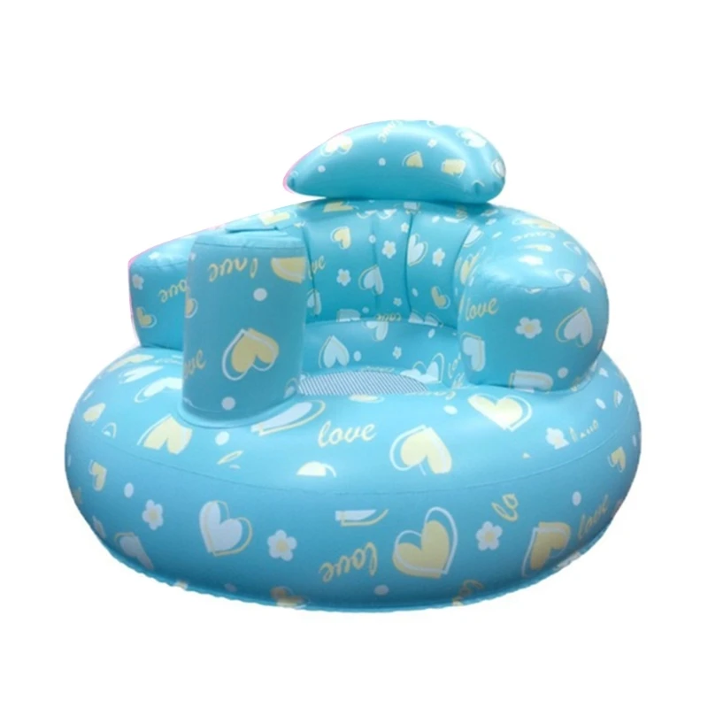 Sillón inflable apoyo para niños pequeños, sofá inflable portátil para bebés, 97BE