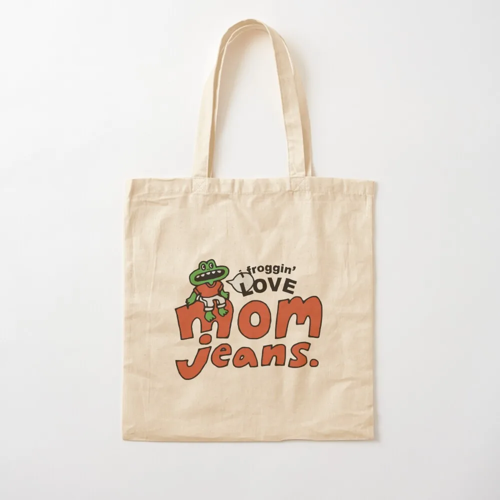 

Mom Jeans Merch Momjeans Froggin Tote Bag Shopper bag Portable shopping bag Canvas Tote