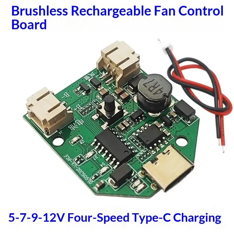 Multi Voltage Boost Converter Board 3.7V to 5V 7V 9V 12V 1 Set Fan Motor Speed Controller for DIY Fan Modification