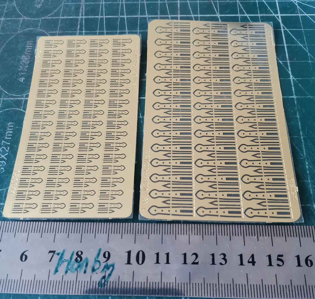 1/48 1/75 Boat Model Hobby Solid Wood Sailboat Assembly Accessories Universal Hinge Etching Plate For Cannon DIY