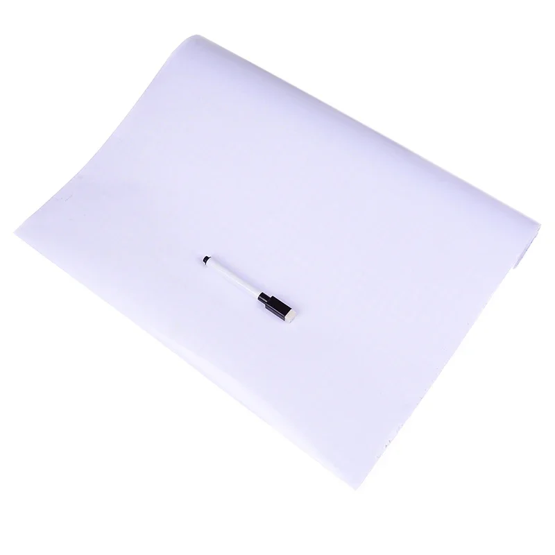 Removable WhiteBoard Wall Paper Sticker Dry Erase Office Vinyl Decor Decal