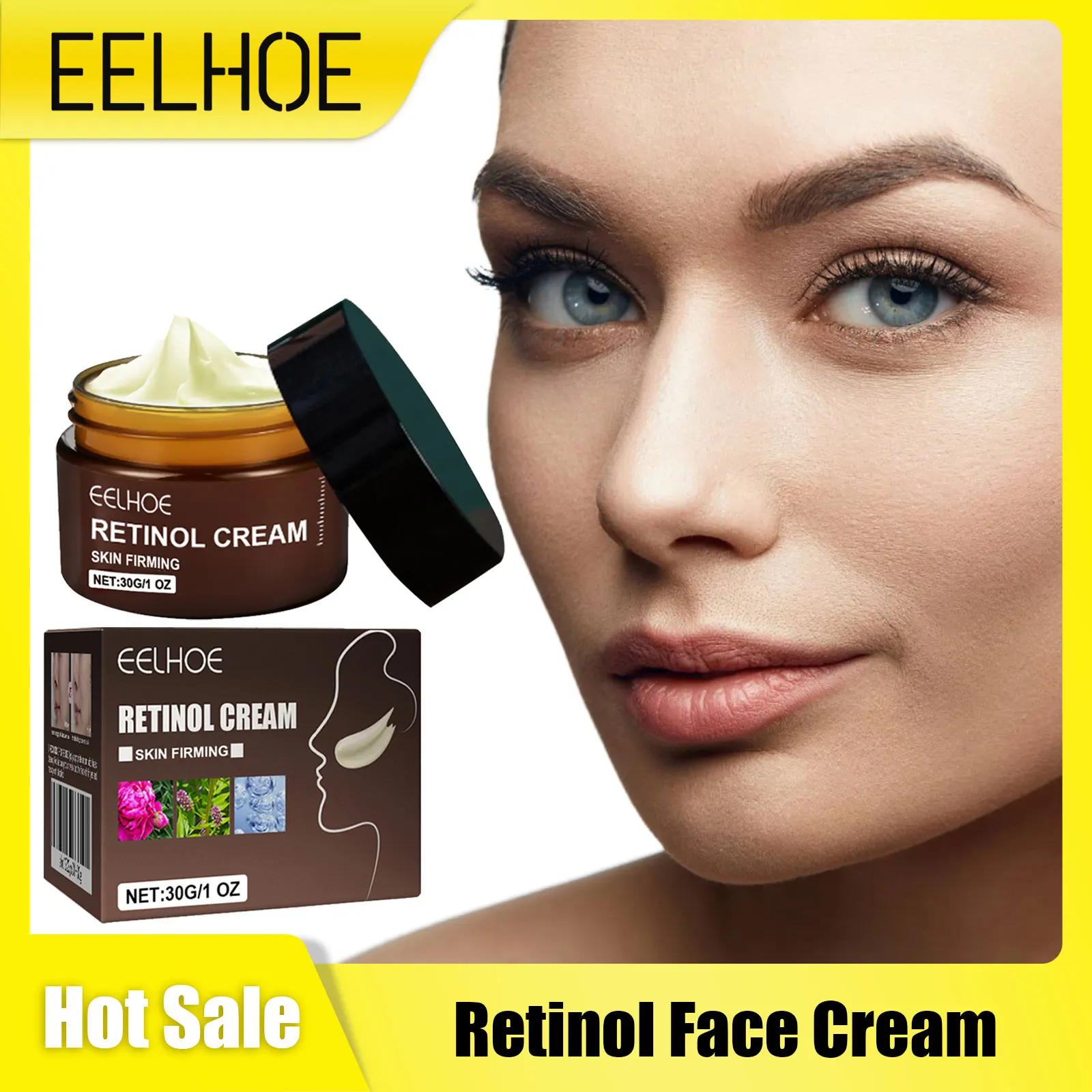 

Retinol Face Cream Firming Skin Lighten Melanin Pigmentation Removal Pores Wrinkle Remover Brightening Skin Hydration Face Cream