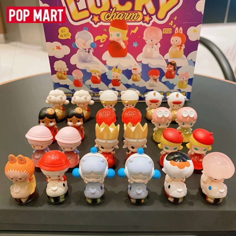 

POPMART POPBEAN Meets Koi Series Cute Grain Doll Furniture Car Decoration Ornament Cute Collection Mini Doll Keychain Pendant
