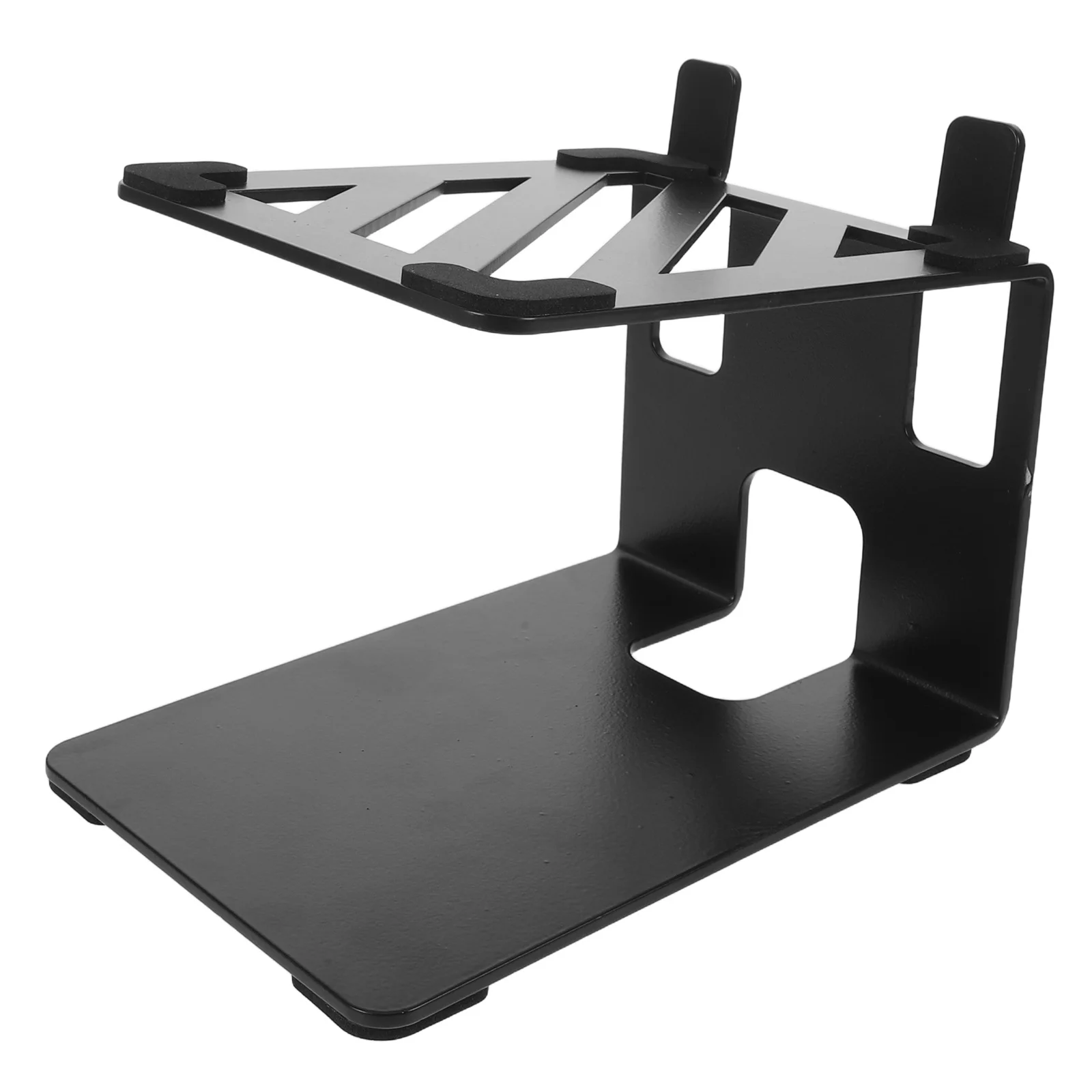 

Metal Speaker Stand 18.5X13X14Cm Heavy Duty Desktop Mount For Audio Riser Desk Computer Support Bookshelf