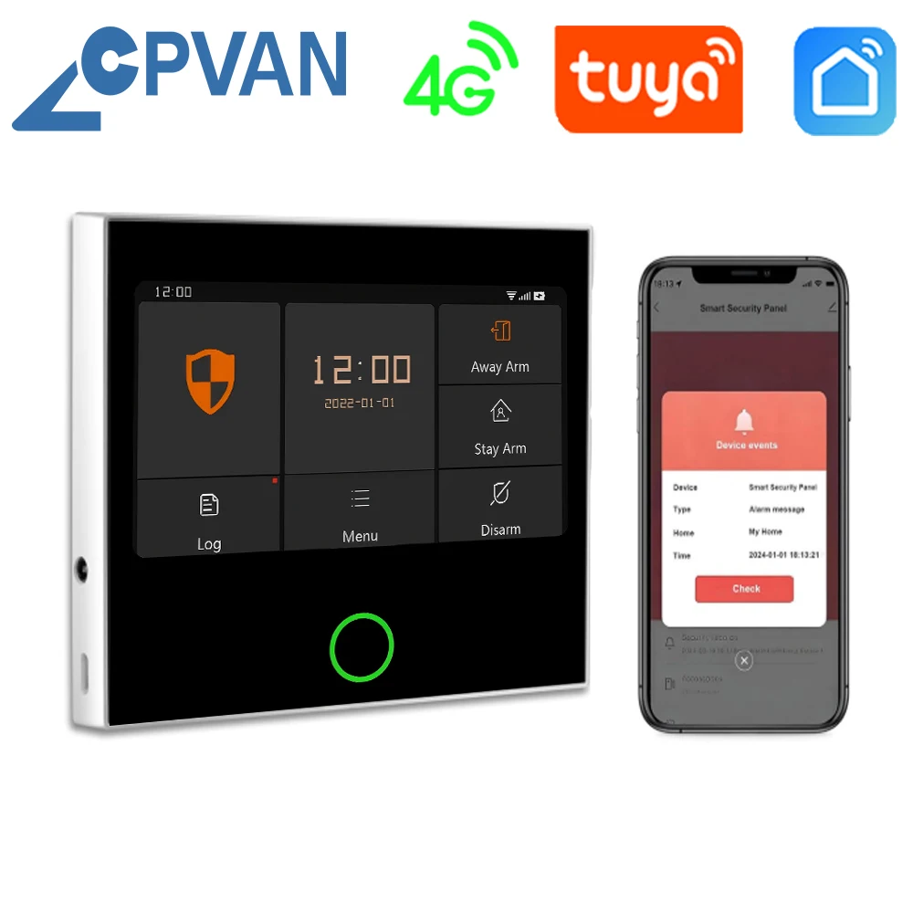 cpvan-pannello-da-43-pollici-tuya-sistema-di-sicurezza-domestica-intelligente-wifi-wireless-4g-per-allarme-di-protezione-di-sicurezza-antifurto-domestico
