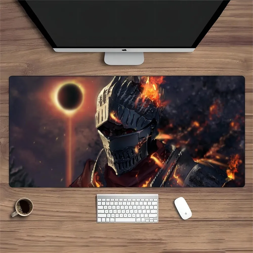 Dark Souls Mouse Pad Large Computer Gaming Accessories 1000x500mm MousePads Desk Mats Carpet garbinet player Anti-slip Laptop image 3