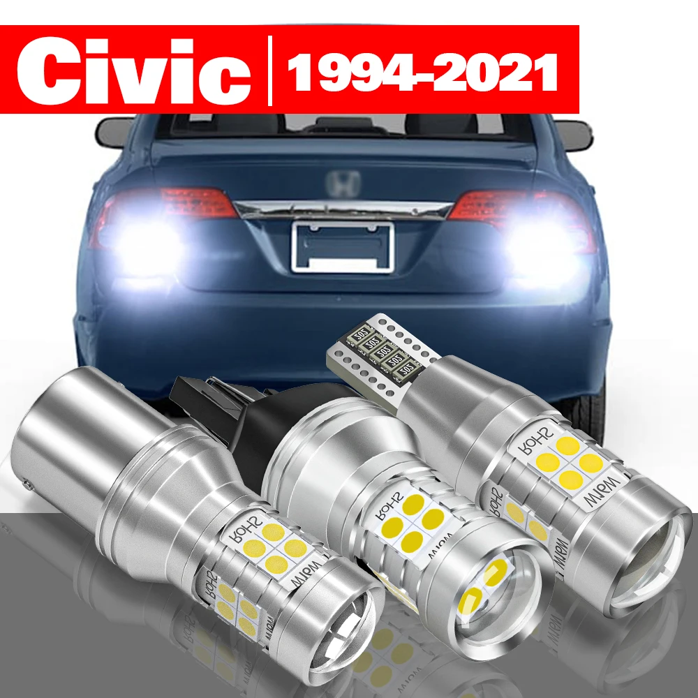 For Honda Civic 6 7 8 9 10 1994-2021 Accessories 2pcs LED Reverse Light Backup Lamp  2005 2012 2013 2014 2015 2016 2018 2019