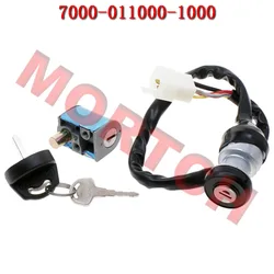 Switch Lock Assy 7000-011000-1000 Ignition Key For CFMoto ZFroce CF500US CF500UTR CF800US-A 1000US-2 Z5 Z8 Z8-EX Z1000 800UTR