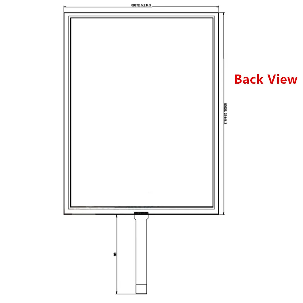 10.4 Inch 4pin Resistance Digitizer Touch Screen Panel Glass For Car Medical Industrial Control Equipment Replacement Parts