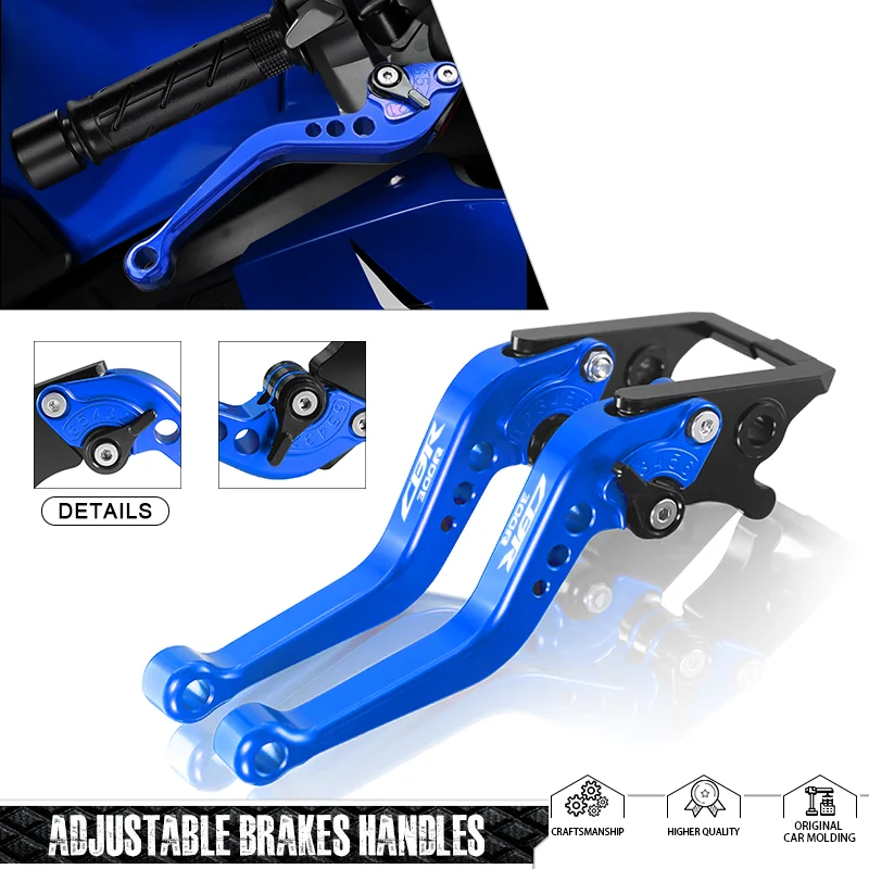 

For CBR250R CBR300R CBR500R Motorcycle Adjustable Brake Handle Bar Lever Short Brake Clutch Levers Handles CBR 250R 300R 500R