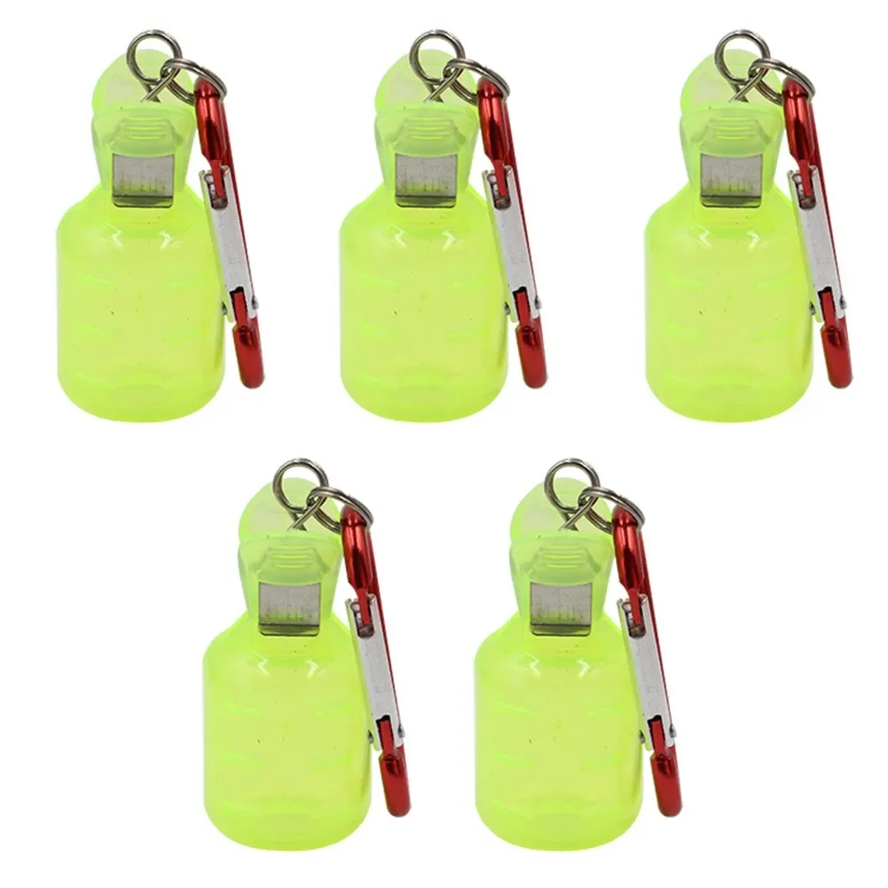 PROTECTOR WITH CARABINER FOR EGI FISHING LURE 5pcs Jig Hook Covers And Carabiner For Reliable Fishing Lure Protection