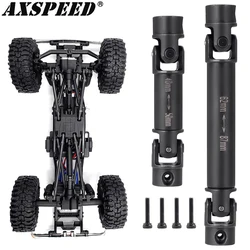AXSPEED Steel CVD Drive Shafts Chassis Center Driveshaft for 1/18 RC Crawler Car TRX4M K10 F150 High Trail Upgrade Parts
