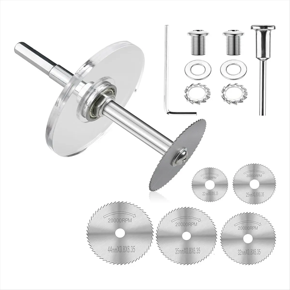 [Greatitem]PVC Inside Cutter Tools Kit - Pipe Cutter for PVC Pipe with Adjustable Depth Gauge Guide, 6 PCS HSS Saw Tooth Blades