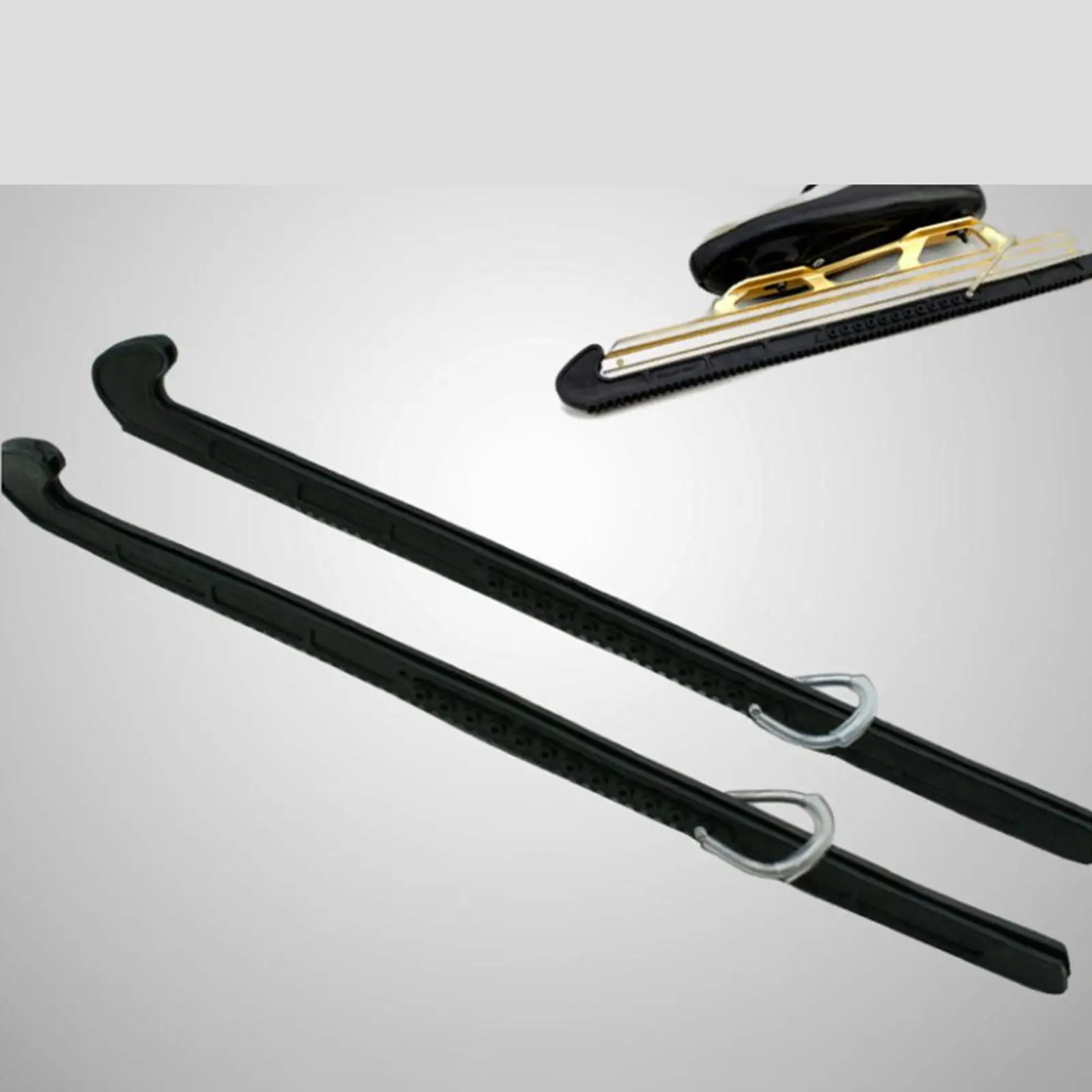High Performance Ice Skate Blade Protector Black Plastic Covers for Speed Skates Figure Skating Gear