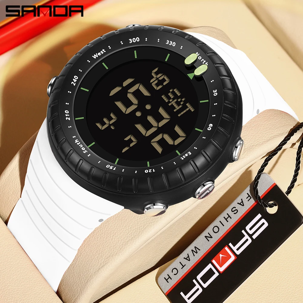 Outdoor Sports Watch Men Digital Military Watches LED Night Light Waterproof Countdown Stopwatch Multifunctional Man Wristwatch