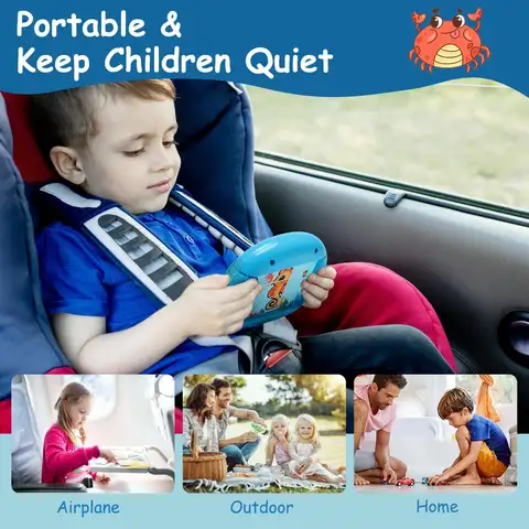 Rompecabezas giratorio 4 en 1 para niños Fidget Toys 3 4 5 6 7 8 años 4 rompecabezas en 1 habilidades motoras finas, regalo para niños y niñas mayores de 3 años