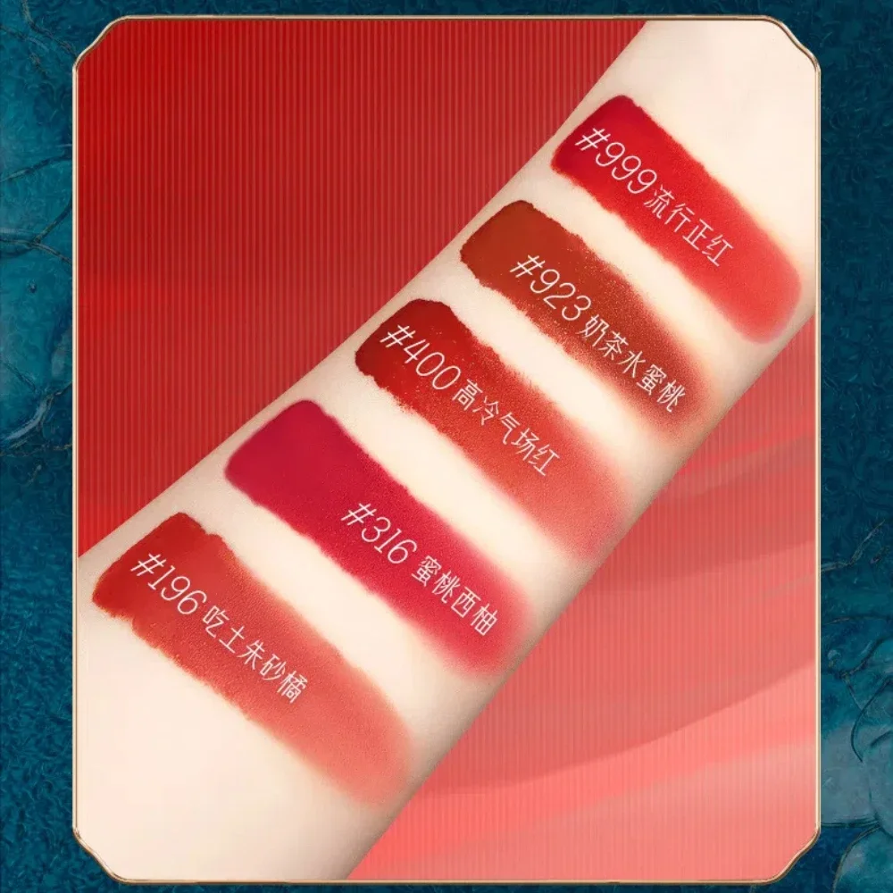 Ensemble de rouge à lèvres sculpté en velours, coffret cadeau hydratant 256, teinte Jules pigmentée, imperméable, maquillage longue durée, cosmétique, 5 pièces