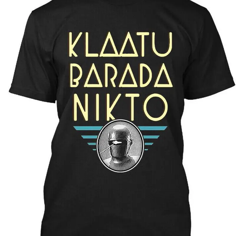 Nwt Klaatu Barada Nikto The Day Earth Stood Still Movie T Shirt Size S 3Xl