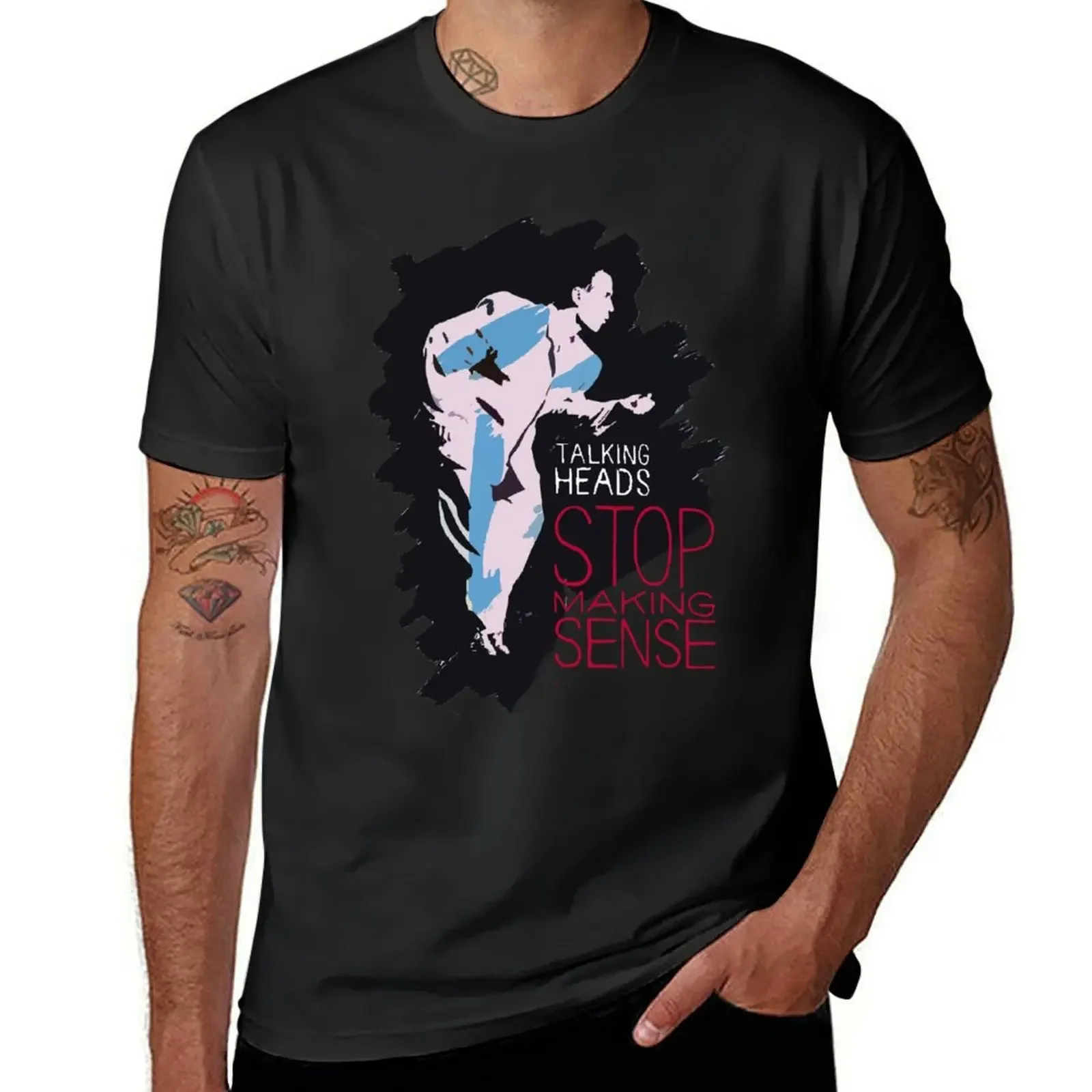 Stop Making Sense T-Shirt Short sleeve tee sweat mens big and tall t shirts