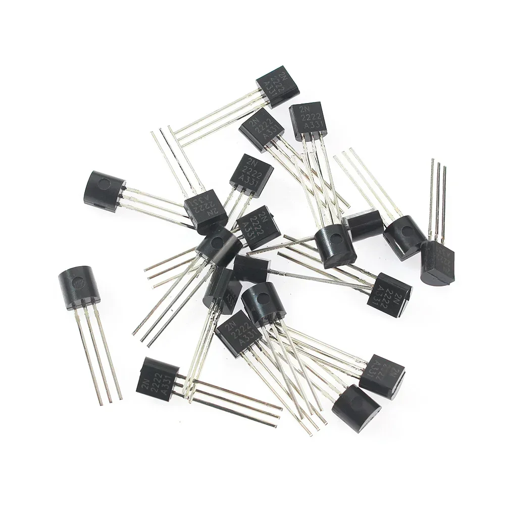100 STKS Transistors Set 5 Types 2N2222 2N3904 2N3906 2N5401 2N5551 Transistors Kit NPN PNP 20 stuks Per Waarden Elektronica Kit