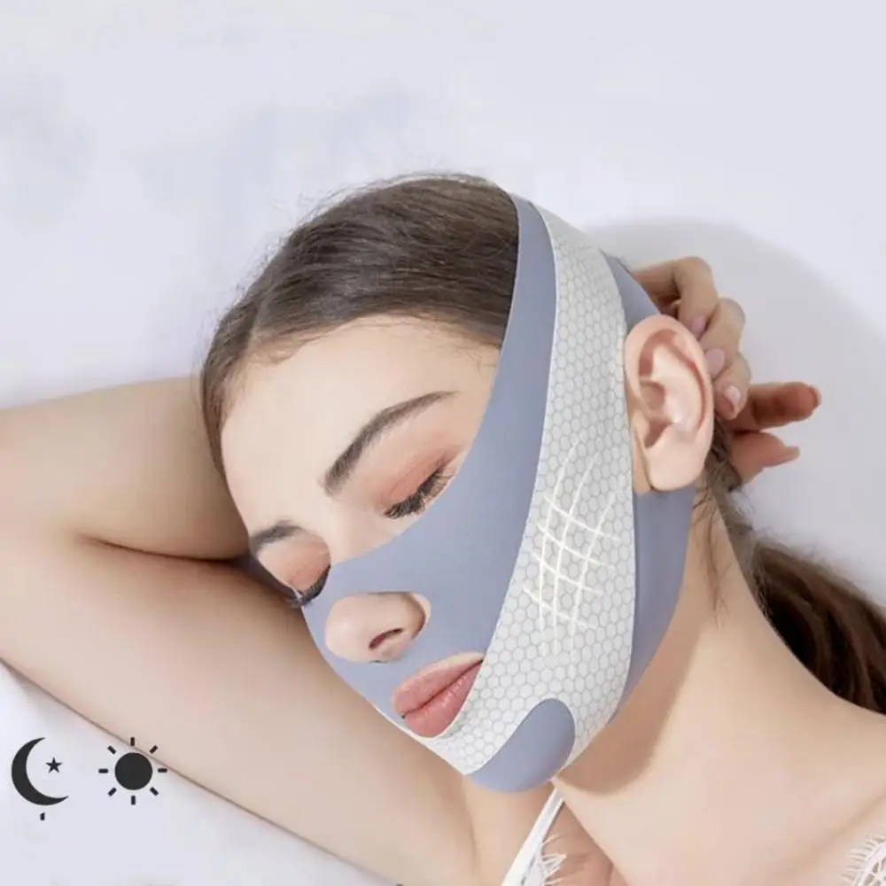 Thin Face Bandage V Line Face Lift Tightening Mask Double Chin Tightener Facial Wrinkles Anti Sagging Facial Massager Skin Care