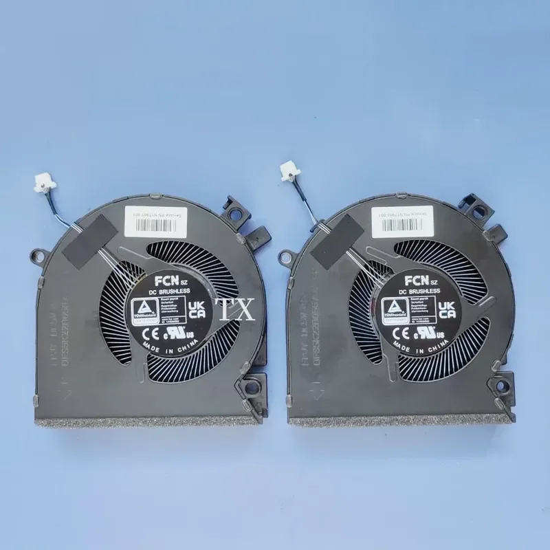 New Fan for HP Light and Shadow Wizard 8 15-FA FB TPN-Q278-Q279 N17903-001