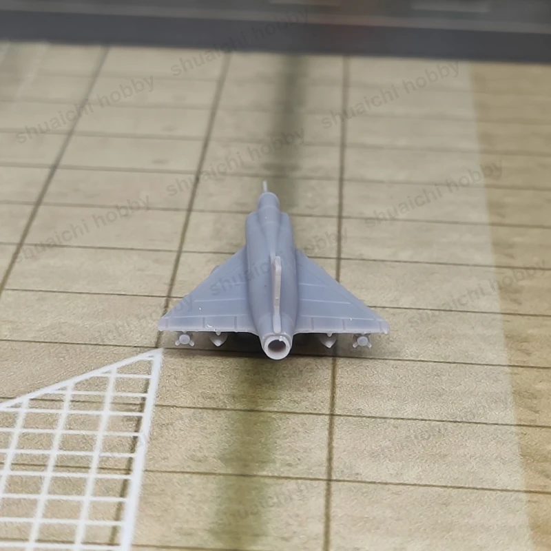 5 Stuks 1/700 350 Mirage Iii Delta Vleugel Gevechtsvliegtuig Model Lengte 1.1/2.3Cm Ongekleurd Klein Interceptor Vliegtuig Speelgoed Voor Kinderen