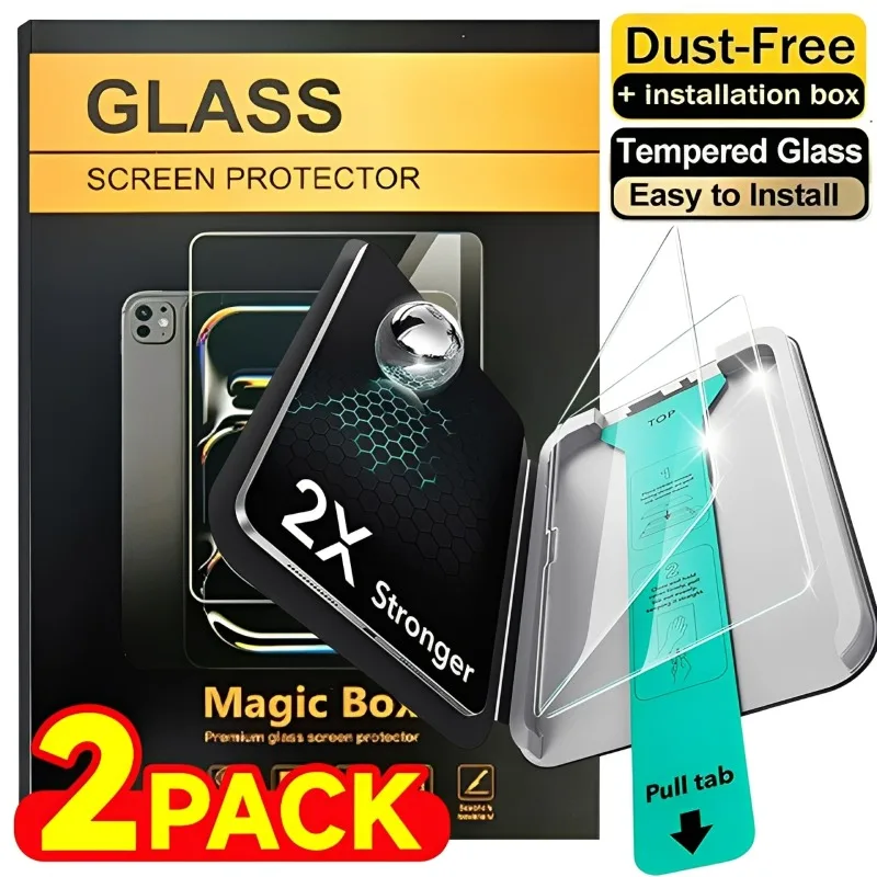 

Tempered Glass Easy-Installation Film for IPad 2025 A16 Air6 11/13inch Hardness Screen Protector for IPad 2025 Series Air6 A16