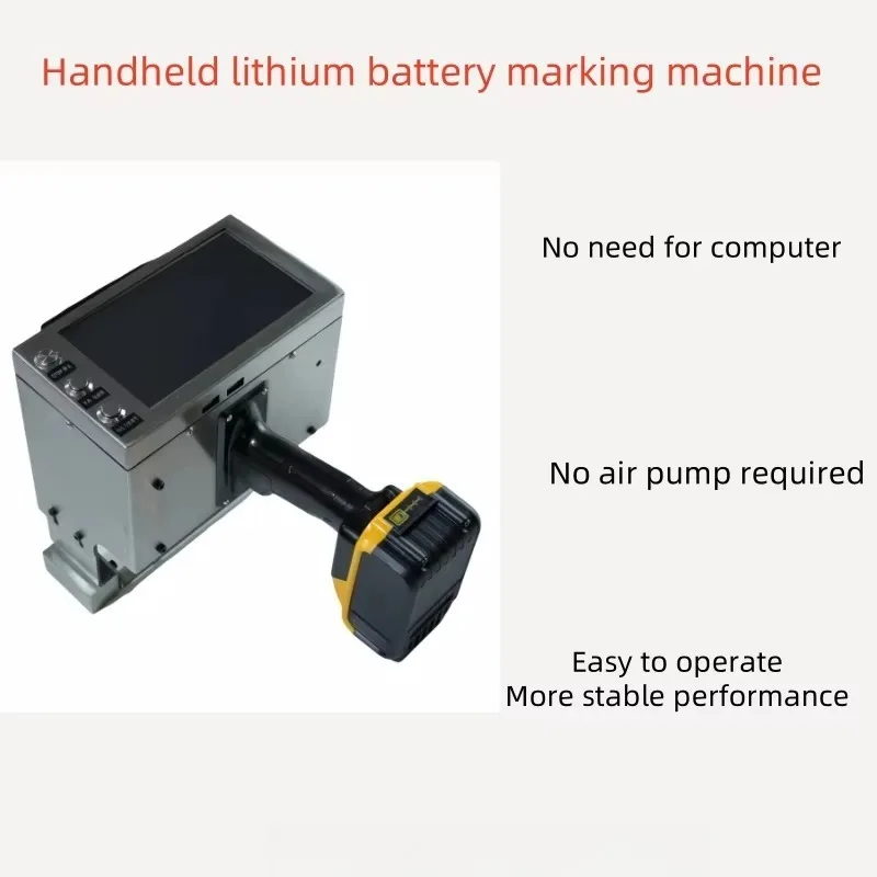 Portable Handheld Dot Peen Marking Machine Pneumatic 300W For Metal Vehicle Chassis Engraving 110V 220V