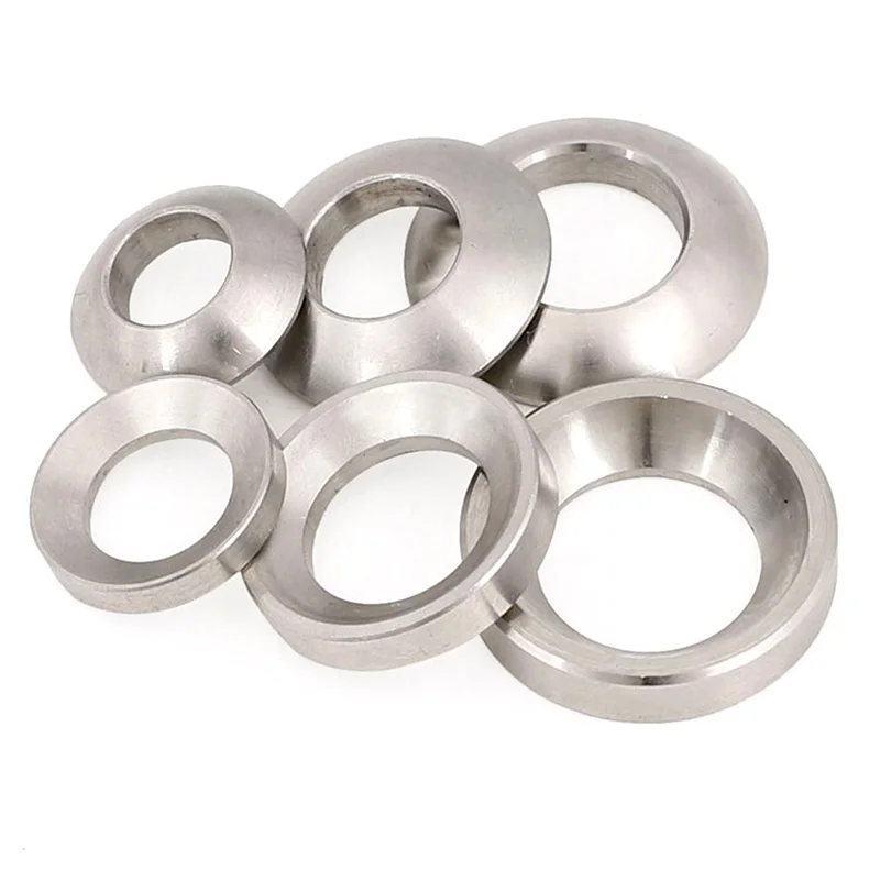 Conical Spherical Washer M6 M8 M10 M12 M16 M20 M24 Countersunk Washer Stainless Steel  Concave Convex Cone Gasket Carbon Steel