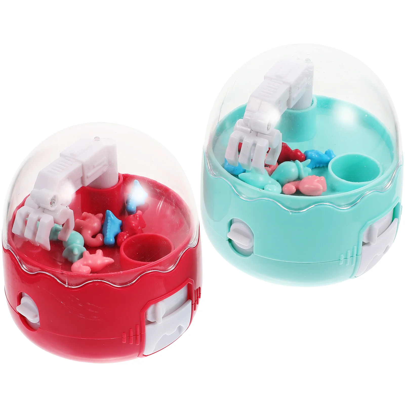 2 pçs mini máquina de garra brinquedo de mesa crianças favor brinquedos para bebês meninas engraçadas