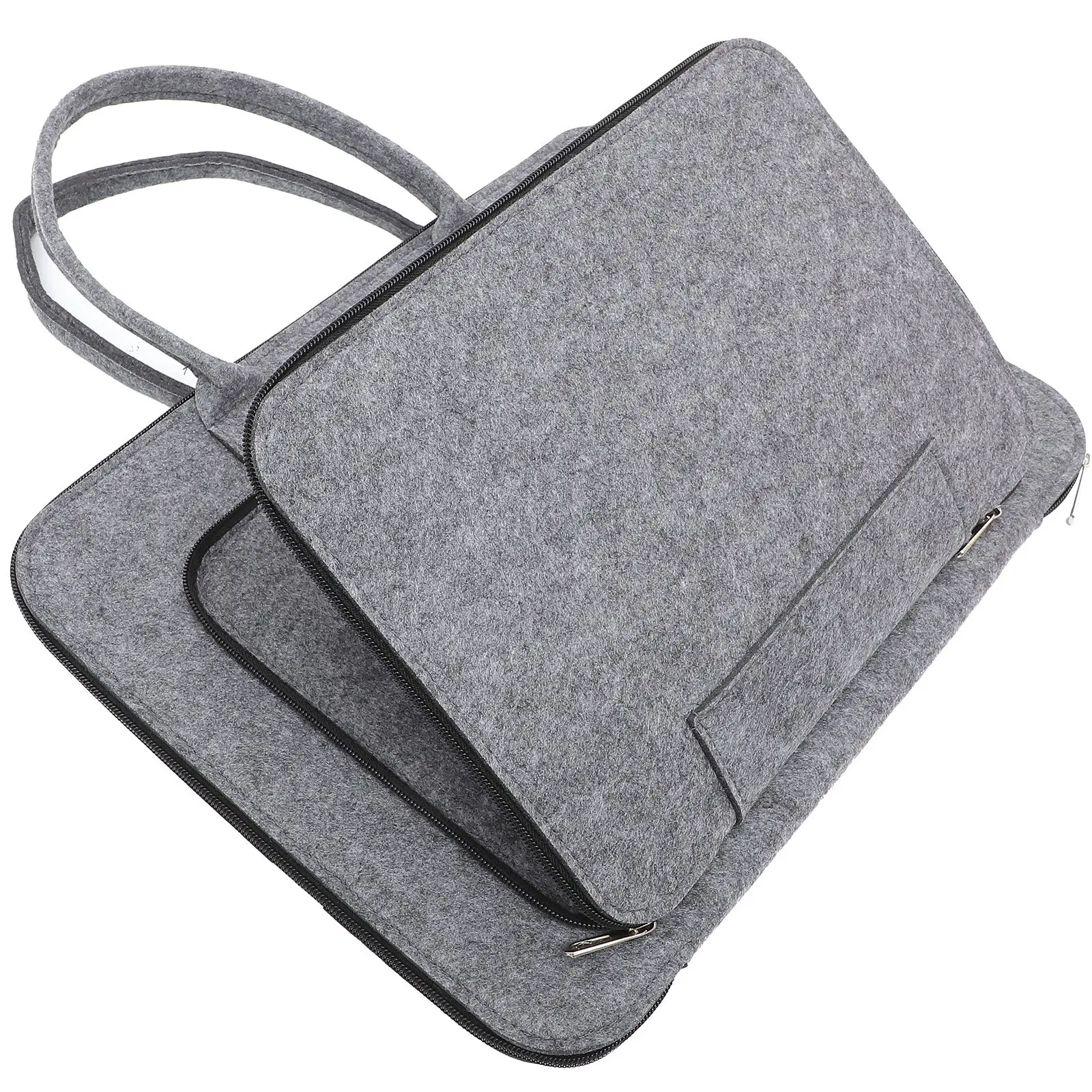 

High Grade Felt Laptop Carrying Bag Stylish Slim Portable Protective Sleeve for 13 14 15.6 Inch Notebook Computer Daily Commute