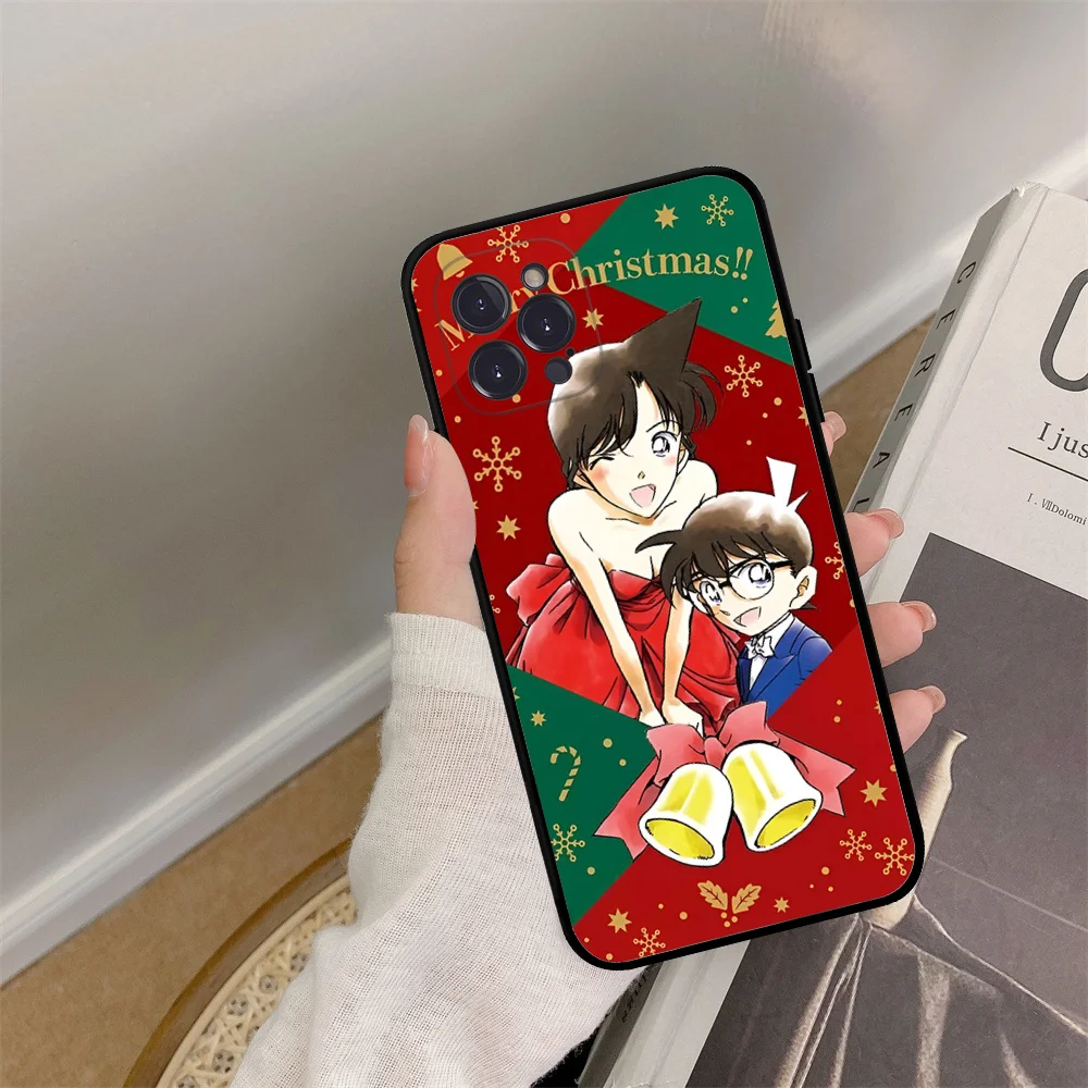 D-Detective C-Conan Phone Case Silicone Soft for iphone 16 15 14 13 12 11 Pro Mini XS MAX Plus X Cover