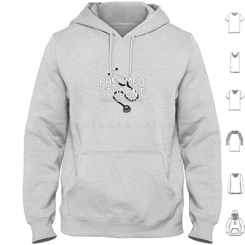 Pre-Med Student Hoodies Long Sleeve