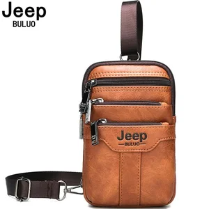 Jeep Buluo-Casual-Schulter-Crossbody-Messenger für Männer, kleine multifunktionale Suchbrust, Bein Taille, neue Mode 10 Hauptverkauf Jeep Personre - №3