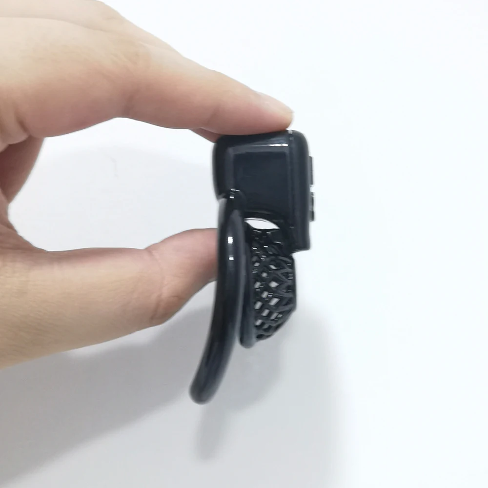BLACK Basket CD TS Super Small Chastity Cage Devices Bondage Lock Penis Ring BDSM Cock Cage Ladyboy Sissy Male Sex Toys image 4