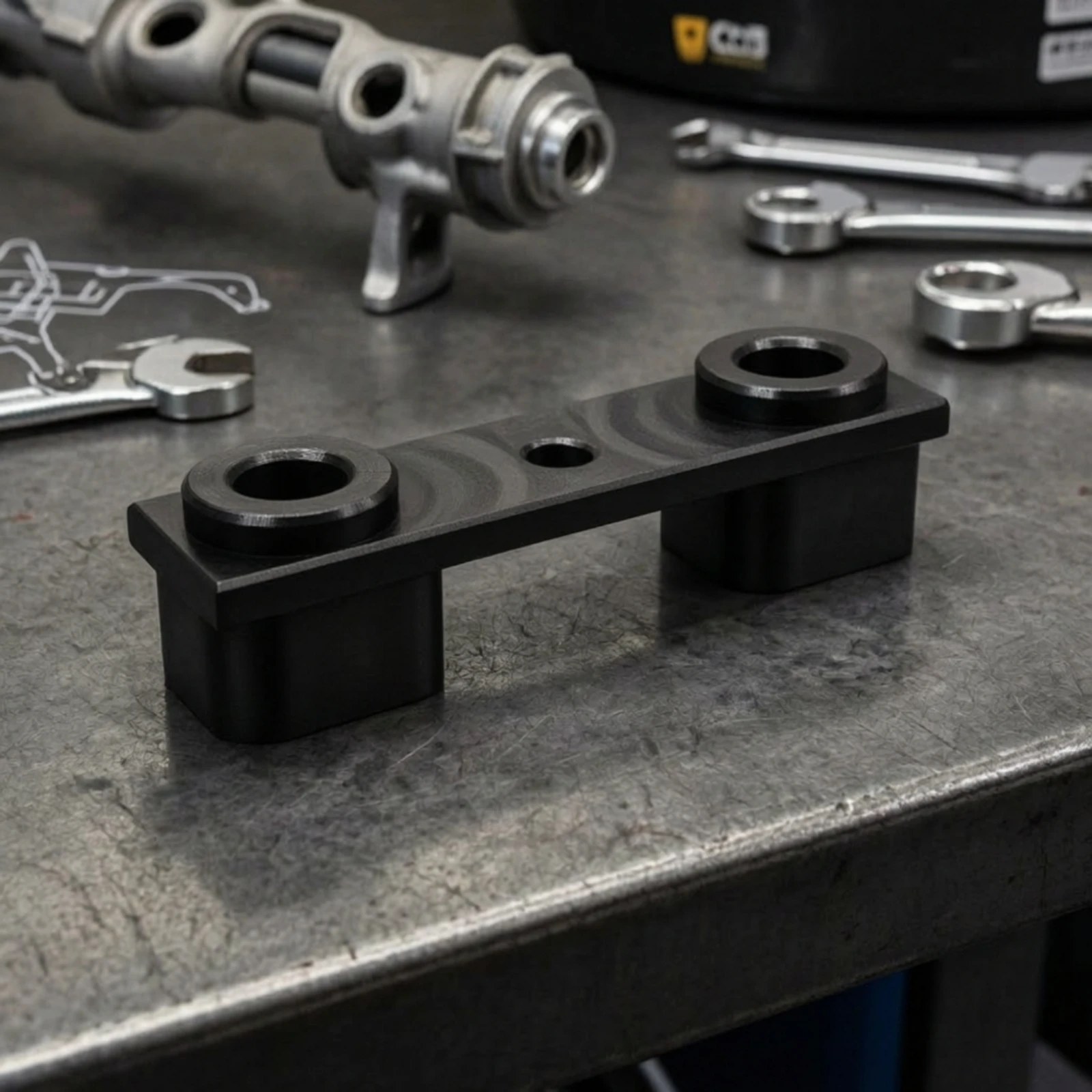Steering Rack Slider Kit High Strength Rack Slider Car Part Long-Lasting Hardware Metal for Mechanics, Track Prep