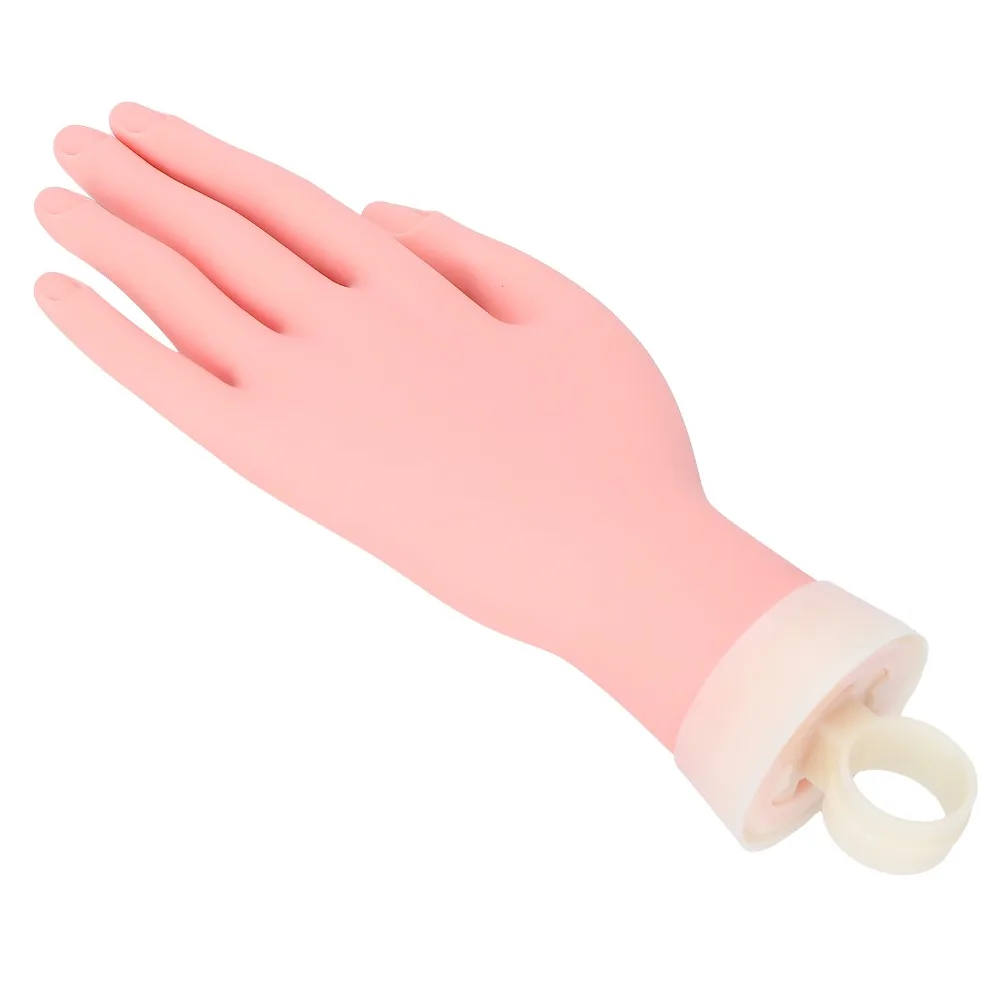 Bendable Nail Practice Hand Flexible Art Practice Model Mannequin Hand Flexible Nail Hand Nail Art Beginners