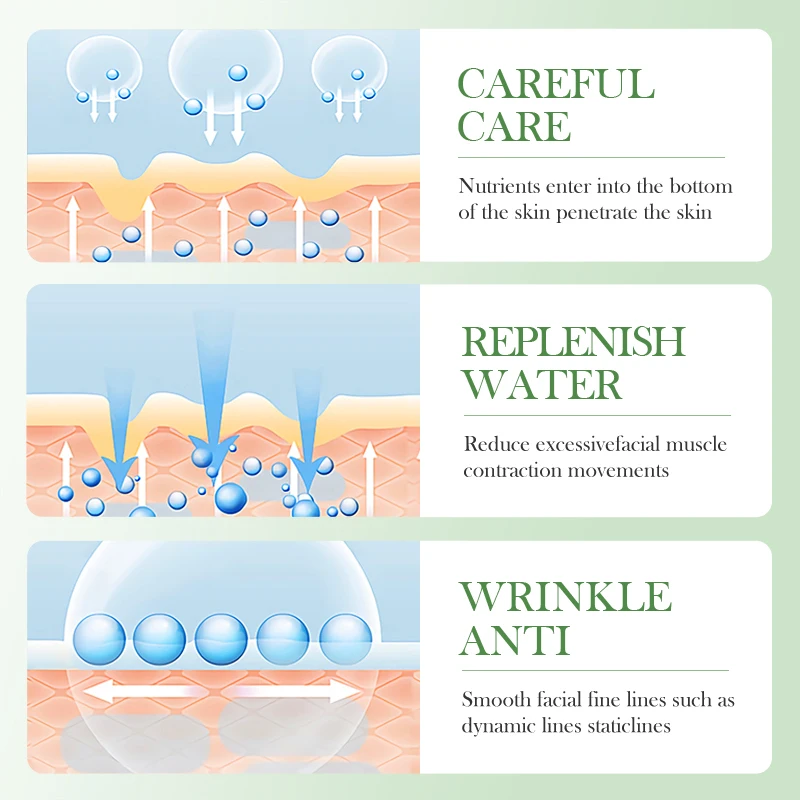 Centella Asiatica cuidado de la piel 6 uds Set calmante Control de aceite cuidado de la piel juego de reparación de líneas faciales crema antiarrugas desvanecimiento Hydra fino P2A3