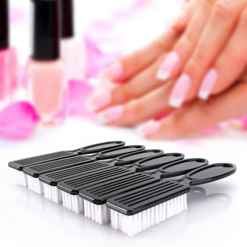 24 Pcs Handle Grip Nail Brush Hand Fingernail Cleaner Brush Manicure Tools Scrub Cleaning Brushes Kit for Toes and Nails