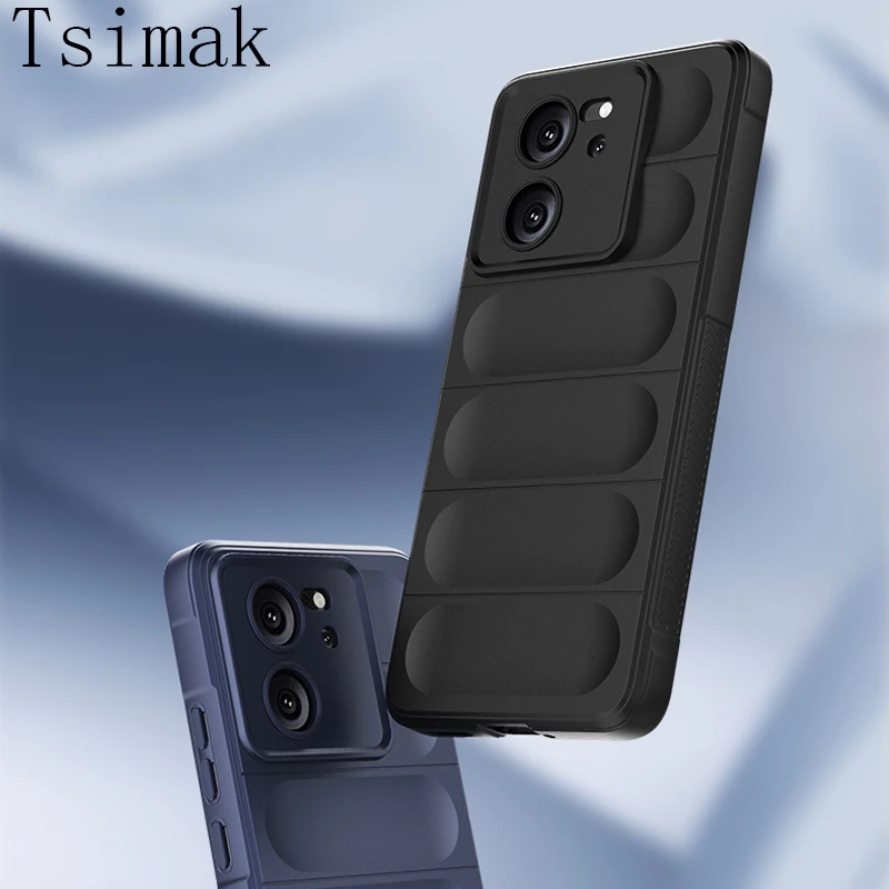 Shockproof Case For Xiaomi 11T 12T 13T Pro 13 Lite Redmi 12 K60 Ultra POCO F5 X5 M5 C65 X6 Pro 5G Liquid Silicone Back Cover