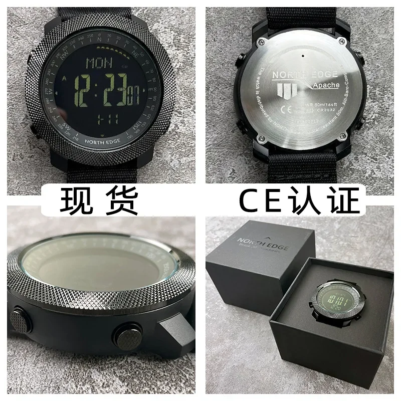 

Hot SellingNORTH EDGE APACHE Outdoor Mountaineering Sports Watch Smart Watch Mountaineering Swimming Marathon Watch