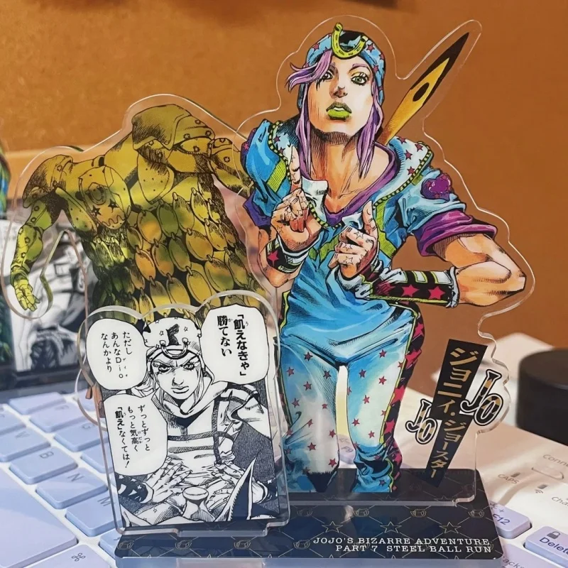 شونين جمب شوب جوجو مغامرة غريبة مشهد أكريليك لوحة جوناثان جوستار جوزيف جوستار كوجو جوتارو مجموعة شخصيات