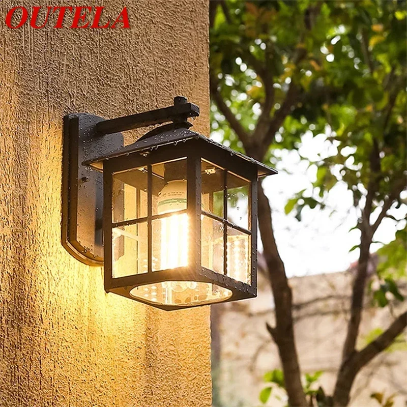 

OUTELA Contemporary LED Outdoor Wall Lamps Electric Simplicity Waterproof Balcony Hallway Courtyard Villa Gate Hotel