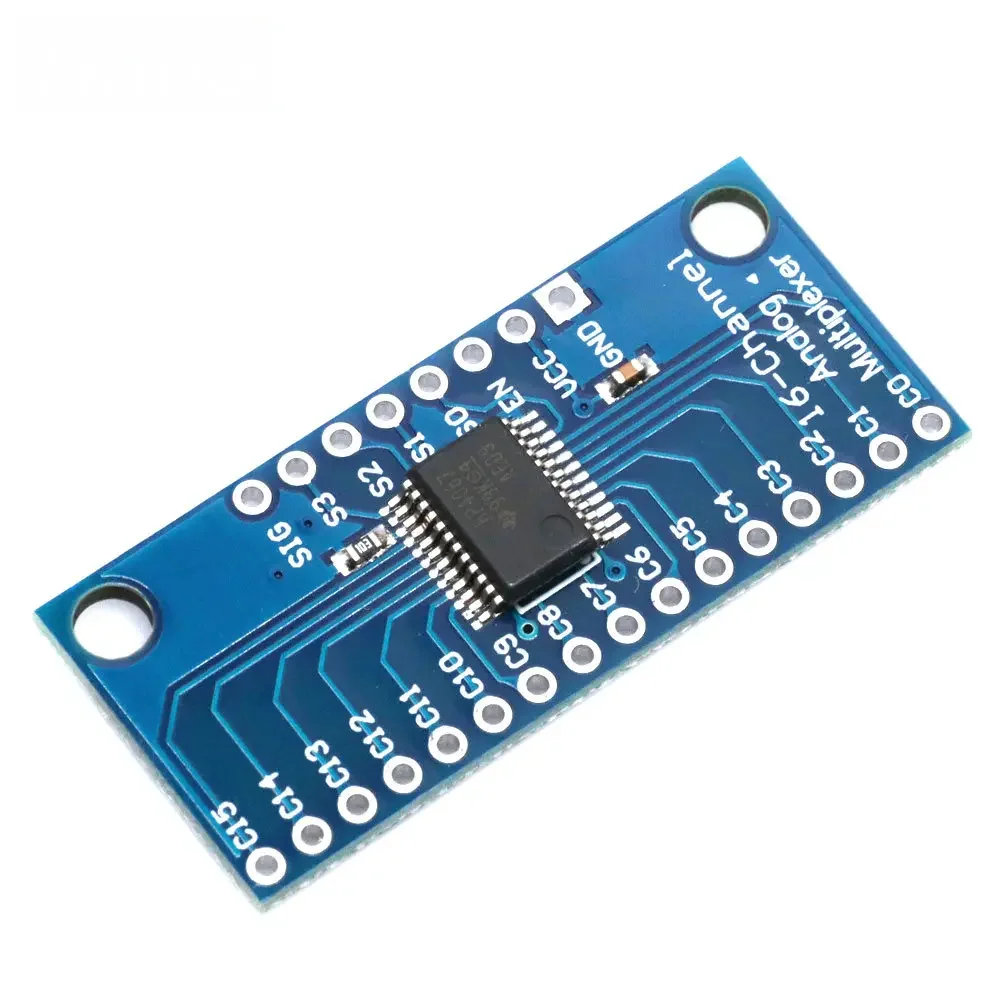 CD74HC4067 16Channel Analog Digital Multiplexer Breakout Board Module For Arduino 2V-6V Microcontroller 16Device RX Lines Module