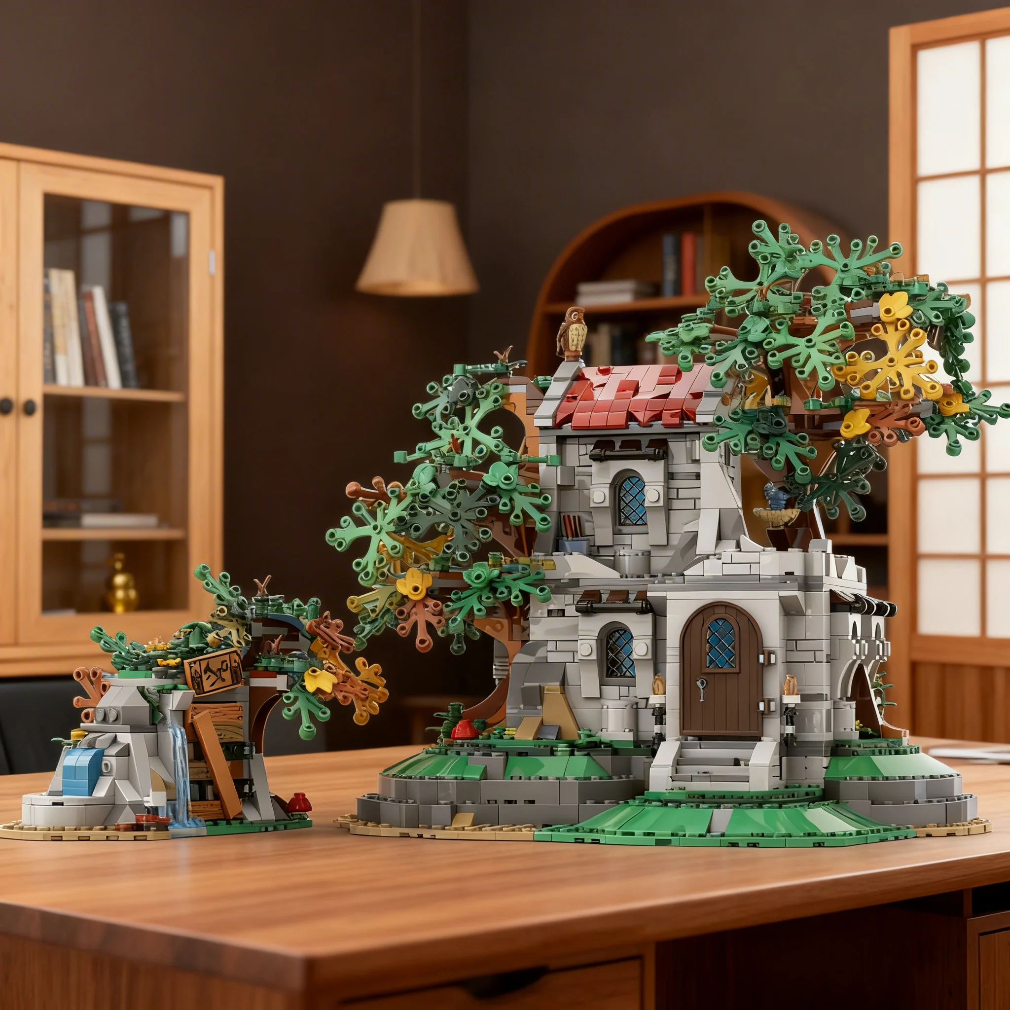 1755pcs MOC Secret INN Castle Medieval Fortress Model Building Blocks Module Diorama Figure Ship Robot Aircraft Train Toy Gift